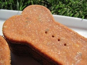 A healthy tomato dog treat for your dog to enjoy.