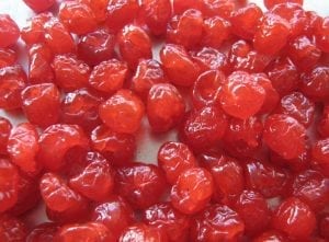 dogs can eat dried up cherries, especially when baked into dog treats.